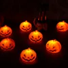 3X Halloween Dekoration Kürbis Tee Licht LED, hängende LED Produktbild-Vorschau 5