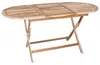 vidaXL Table pliante de jardin, bois massif teck, Voir les images du produit 1