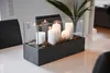 VIVANNO Windlicht Fiberglas CANDELITO Rechteckig, Anthrazit Produktbild-Vorschau 6