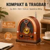 Retro Radio AM/FM/SW mit Bluetooth Lautsprecher – TWS Produktbild-Vorschau 7