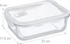 Relaxdays Glasbehälter mit Deckel, 2er Set, 1520ml, Produktbild-Vorschau 4