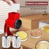 Gemüseschneider, Manuelle Nussmühle mit 2 abnehmbaren Produktbild-Vorschau 3