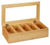 Relaxdays Teebox, 5 Fächer, Bambus, Teekiste mit Produktbild-Vorschau 9
