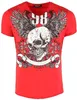 Brandneu Designer T-Shirt CARISMA Rot Nieten CRM4443 L Produktbild-Vorschau 1