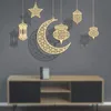 Aïd Mubarak Set de décoration Pendentif en bois 6 pièces, Voir les images du produit 1