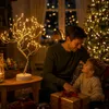 108 LED Weihnachtsdeko Bonsai Baum Lampe, Warmweißes Produktbild-Vorschau 6