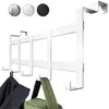 Aurelia Home Türgarderobe zum Aufhängen, Edelstahl, Weiß - Produktbild-Vorschau 1