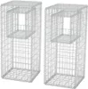 vidaXL Gabionový koš Post/Plant Box 2 ks ocel 50×50×120 cm Náhled obrázku produktu 1