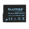 1x Akku + Lader für Panasonic DMW-BLC12 DMC-FZ1000  FZ2000 Produktbild-Vorschau 2