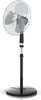 A black and silver stand fan is shown against a white background. Podgląd zdjęcia produktu