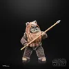 A Star Wars Black Series Wicket figure holding a spear against a black background. Anteprima dell’immagine prodotto