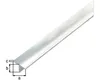 Alberts 488451 T-Profil, aluminium, design chromé, 2000 x Voir les images du produit 2