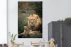 MuchoWow® Poster Löwen - Raubtiere - Porträt 120x180 cm - Produktbild-Vorschau 2