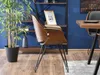 Chaise de salle à manger design MIRVAT - noyer / éco-cuir Voir les images du produit 6