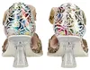Laura Vita Damen Riemchenpumps florale Cut-Outs und Produktbild-Vorschau 11
