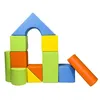A collection of colorful foam building blocks arranged to resemble a house. Produktbild-Vorschau