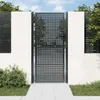 vidaXL Gartentor Anthrazit 100x175 cm Stahl Produktbild-Vorschau 2