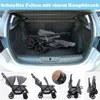 COSTWAY Kombikinderwagen bis 30 kg, Geschwisterwagen Produktbild-Vorschau 7