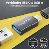 deleyCON USB C auf USB Adapter 10 Gbps OTG (2 Stück) Typ-C Produktbild-Vorschau 4
