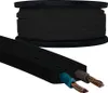 1m de câble plat Illu H05RNH2-F 2x1,5mm² noir Voir les images du produit 1