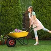Relaxdays Schubkarrenrad 4.00-6, Vollgummi, Produktbild-Vorschau 3