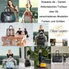 Damen Laptop Aktentrolley Tasche Groß Schwarz-Weiß Bowatex Produktbild-Vorschau 4