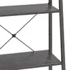 A close-up view of a shelf on a gray ladder shelf. Podgląd zdjęcia produktu
