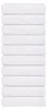 vidaXL Duschtücher FROGN 10 Stk. Weiß 70x140 cm 360 g/m² Produktbild-Vorschau 7