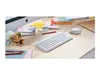 A desk setup with a keyboard, mouse, and other office supplies. Anteprima dell’immagine prodotto