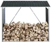 DURAMAX Holzunterstand 182 x 74 x 162 cm, Metall, anthrazit Produktbild-Vorschau 1