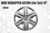 NRM Radkappen ACTION, Silber 14" Zoll. (4 x Universal Produktbild-Vorschau 2