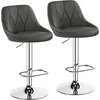 Yaheetech 2er Barhocker-Set Verstellbare Sitzhöhe 61,5 cm - Produktbild-Vorschau 1