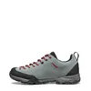 Wanderschuhe für Damen; Modell "Mojito Trail GTX Wmn WIDE" von Scarpa in Grau mit roten Schnürsenkeln. Produktbild-Vorschau