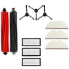 A collection of cleaning accessories for a robot vacuum cleaner, including brushes, filters, and mop pads, arranged on a white background. Náhled obrázku produktu