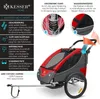 KESSER® Kinderanhänger Fahrradanhänger 360° Drehbar mit Produktbild-Vorschau 3