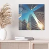 DEQORI Glasbild Echtglas 50x50 cm 'Wall Street Produktbild-Vorschau 4