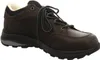 A single brown leather shoe with black laces is shown against a white background. Produktbild-Vorschau