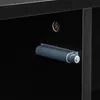 Makika TV Lowboard / Fernsehtisch - Schwarz Hochglanz Produktbild-Vorschau 10