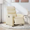 vidaXL Relaxsessel Elektrisch Creme Stoff Produktbild-Vorschau 2