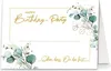20 Tischkarten Eucalyptus Happy Birthday - Happy Birthday Produktbild-Vorschau 2