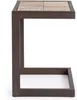 Hocker Blocks 36 x 32 x 47 cm Fichte Stahl Natur Schwarz Produktbild-Vorschau 3