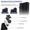 IMPTS Duschwand für Badewanne 140x140cm 3-teilig Faltwand Produktbild-Vorschau 8