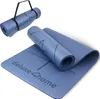 deluxe4home® Yogamatte Gymnastikmatte Blau I e NBR Fitness Produktbild-Vorschau 1