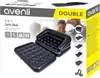 The image shows the packaging of an inflatable sofa bed, with a product image and promotional text. Náhled obrázku produktu
