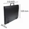 EXACOMPTA 59201E Složka na výkresy 520 x 710 mm PP černá Náhled obrázku produktu 3