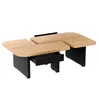 Moderner Couchtisch mit LED, umweltfreundliches Holz, Produktbild-Vorschau 13