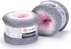 Garn „Flowers Moonlight“ – 260 g, 1000 m – Grau, Rosa Produktbild-Vorschau 2