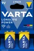 Varta Longlife Power Alkali Mangan Batterie 6LR61 Block 9V Produktbild-Vorschau 14