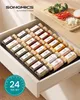 SONGMICS Gewürzgläser 24er Set, Eckige Gewürzdosen aus Produktbild-Vorschau 7