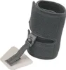 A black foot orthosis with a strap and buckle, shown against a white background. Produktbild-Vorschau
